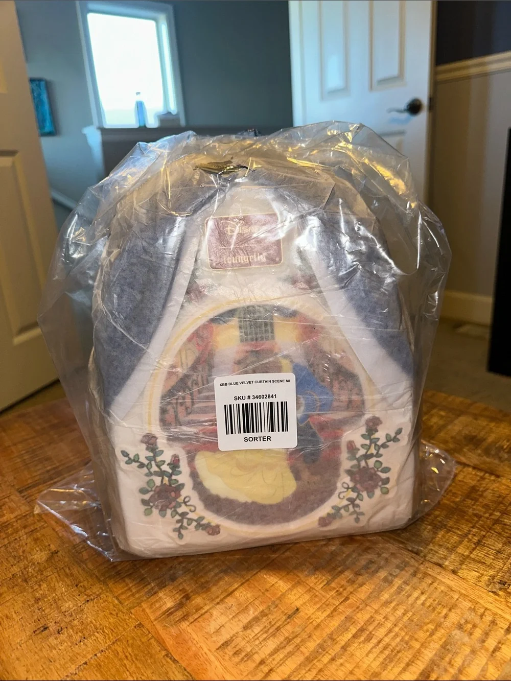 SOLDOUT Limited Edition NWT Loungefly Beauty & the Beast Velvet Mini Backpack